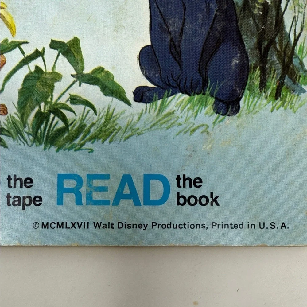 Vintage Walt Disney Kid’s Storybook “The Jungle Book”  (NO TAPE) 24 page book